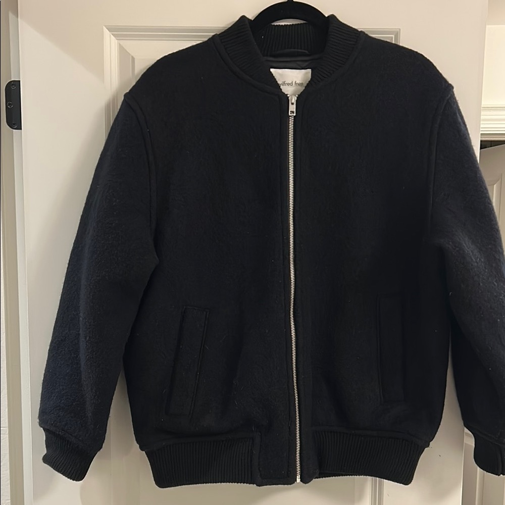 Aritzia Black Bomber Jacket